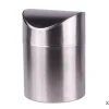 Abfalleimer Tischabfalleimer Swing Edelstahl silber 16,5x12cm