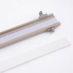 Alu Paneelwagen für FV Schienen und 20mm Profile inkl. Beschwerungsstab edelstahlfarben