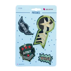 Applikationen Set 4 Stück Army