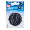 Applikation LOVE gelasert selbstklebend/aufbügelbar Jeansstoff blau 60mm von Prym