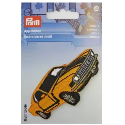 Applikation Oldtimer gelb zum Aufbügeln 40x80mm von Prym