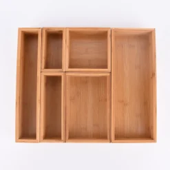 Aufbewahrungsbox Kiste Bambus 38x8x7cm