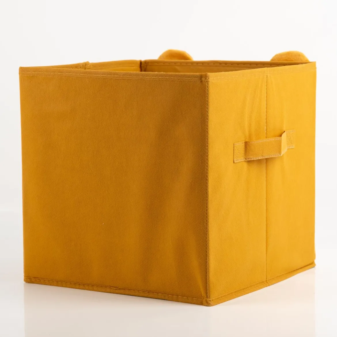 Aufbewahrungsbox Löwe faltbar mit Henkeln braun 29x29x29cm