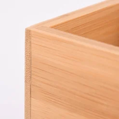 Aufbewahrungsbox mit Schublade aus Bambus 27x15x11cm