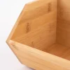Aufbewahrungsbox rechteckig mit abgesenktem Rand Bambus natur 17,5x15,5x13xcm