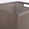Aufbewahrungskorb Kunststoff grün, blau oder braun 35x29x21cm