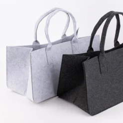 Aufbewahrungstasche Filz hellgrau oder dunkelgrau 50x25x25cm