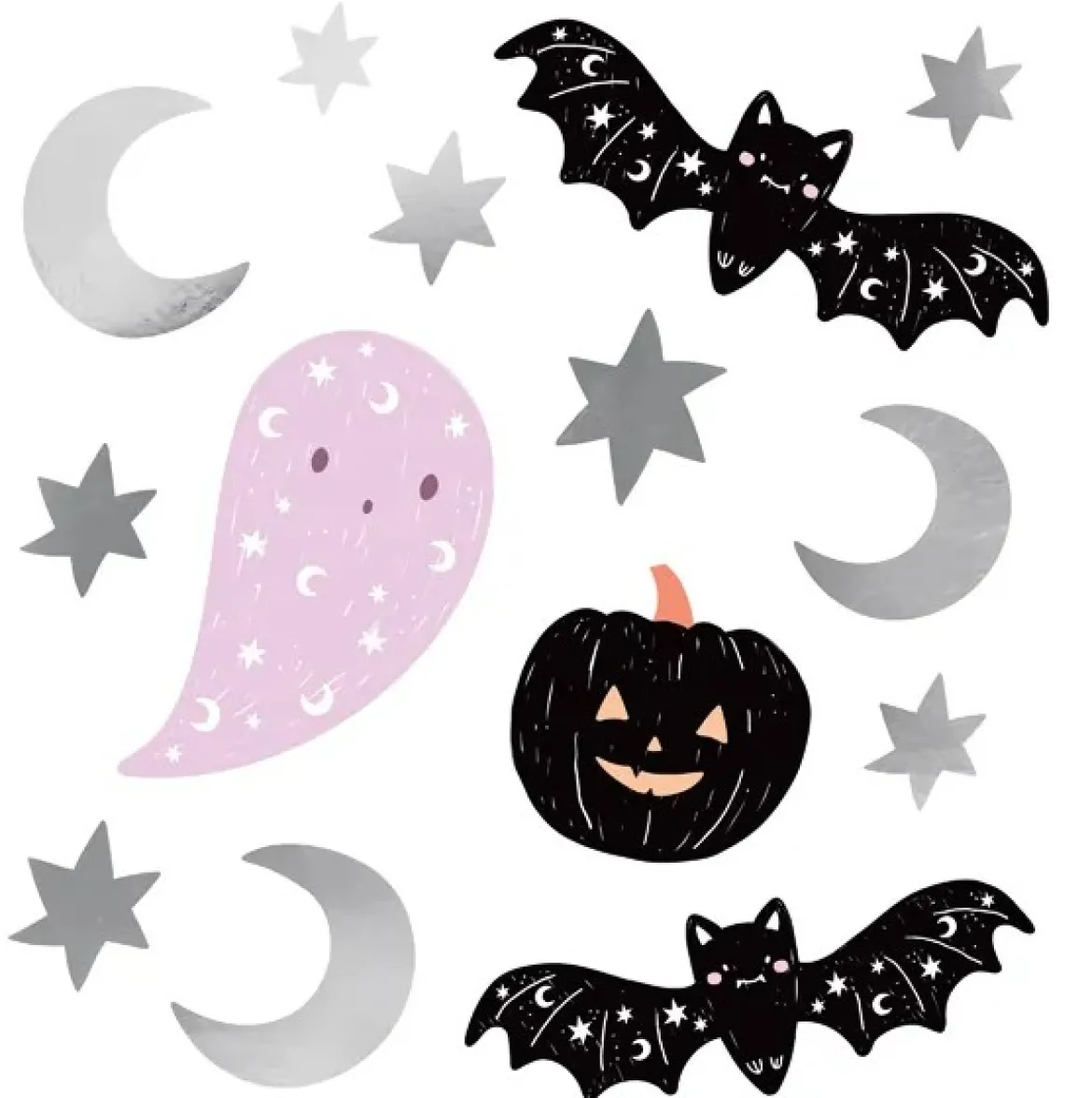 Aufkleber Halloween 4 Bögen 195x210mm