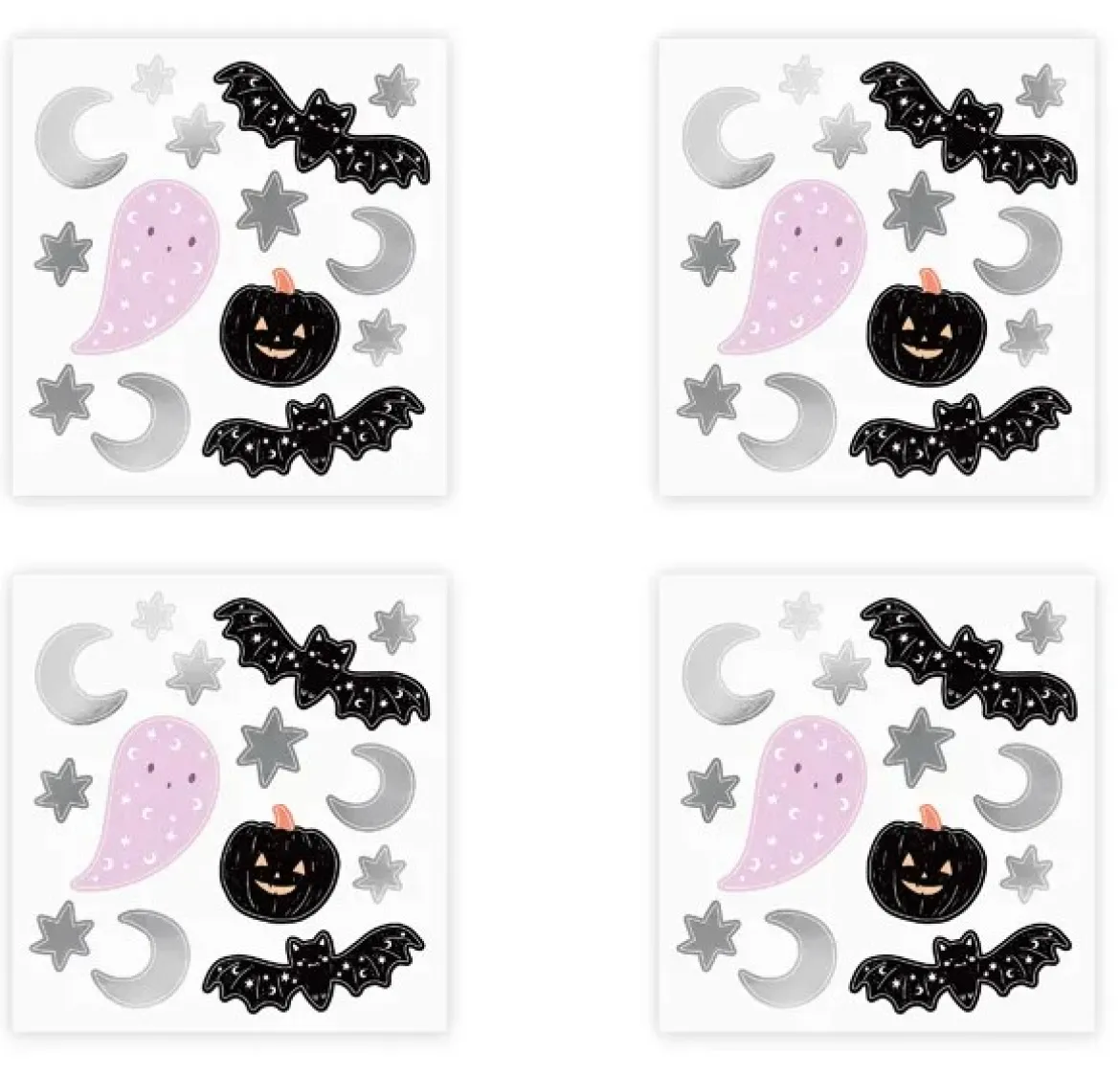 Aufkleber Halloween 4 Bögen 195x210mm