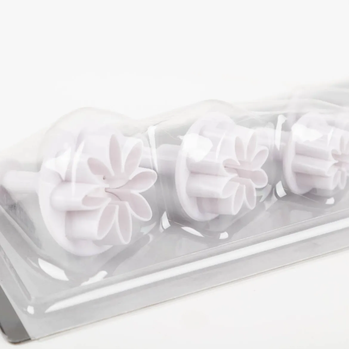 Ausstecher mit Stempelgriff Blüte für Backen und DIY 4er Set von Creativ Company