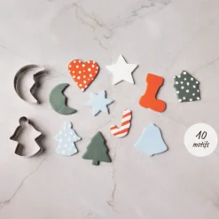Ausstecher Weihnachten 10er Set aus Metall für Backen und DIY von Creativ Company