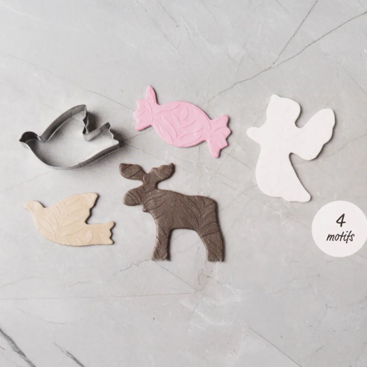 Ausstecher Weihnachten 4er Set aus Metall für Backen und DIY von Creativ Company