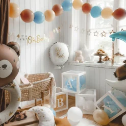 Baby Shower Girlande OH BABY 17teilig 2,5m
