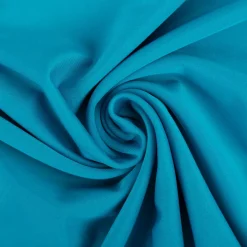 Badeanzugstoff UPF 50 bi-elastisch recycelt uni türkis 1,50m Breite