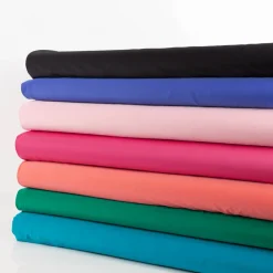 Badeanzugstoff UPF 50 bi-elastisch recycelt uni koralle 1,50m Breite