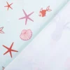 Badeanzugstoff UPF 50 bi-elastisch recycelt Sea Life mint 1,50m Breite
