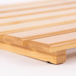 Badematte aus Holz Bambus natur 50x35x2,5cm
