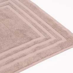 Badematte Bio Baumwolle einfarbig taupe 45x70cm
