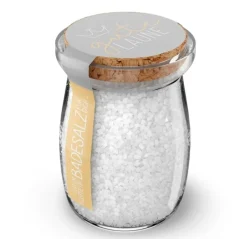 Badesalz Naturkosmetik Gute Laune Glastopf mit Korken 125g von La Vida