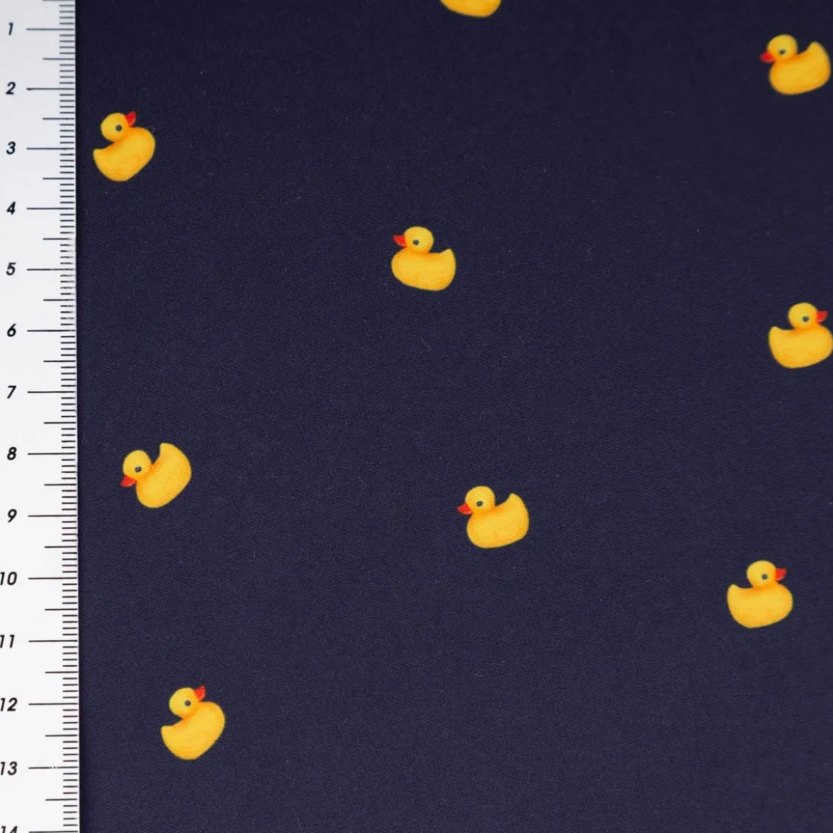Badeshorts Stoff Bade-Ente recycelt wasserabweisend schnell trocknend dunkelblau 1,48m Breite
