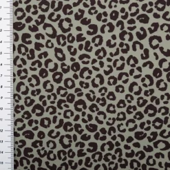 Badeshorts Stoff Mini Leo recycelt wasserabweisend schnell trocknend grün 1,48m Breite