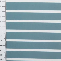 Badeshorts Stoff Streifen recycelt wasserabweisend schnell trocknend blau-weiß 1,48m Breite