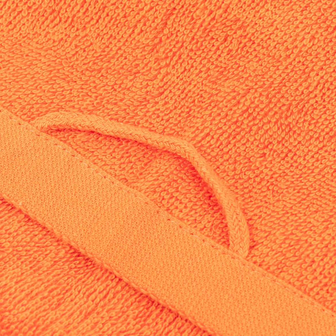 Badetuch aus Baumwolle Anti Stress Handtuch orange schwarz weiß 70x140cm von La Vida