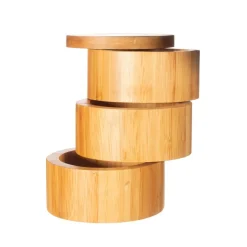 Bambus Gewürzbox 3teilig mit Deckel von Sass & Belle 13x9,5cm