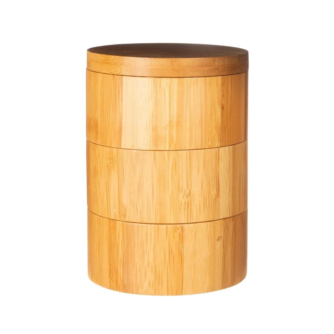 Bambus Gewürzbox 3teilig mit Deckel von Sass & Belle 13x9,5cm