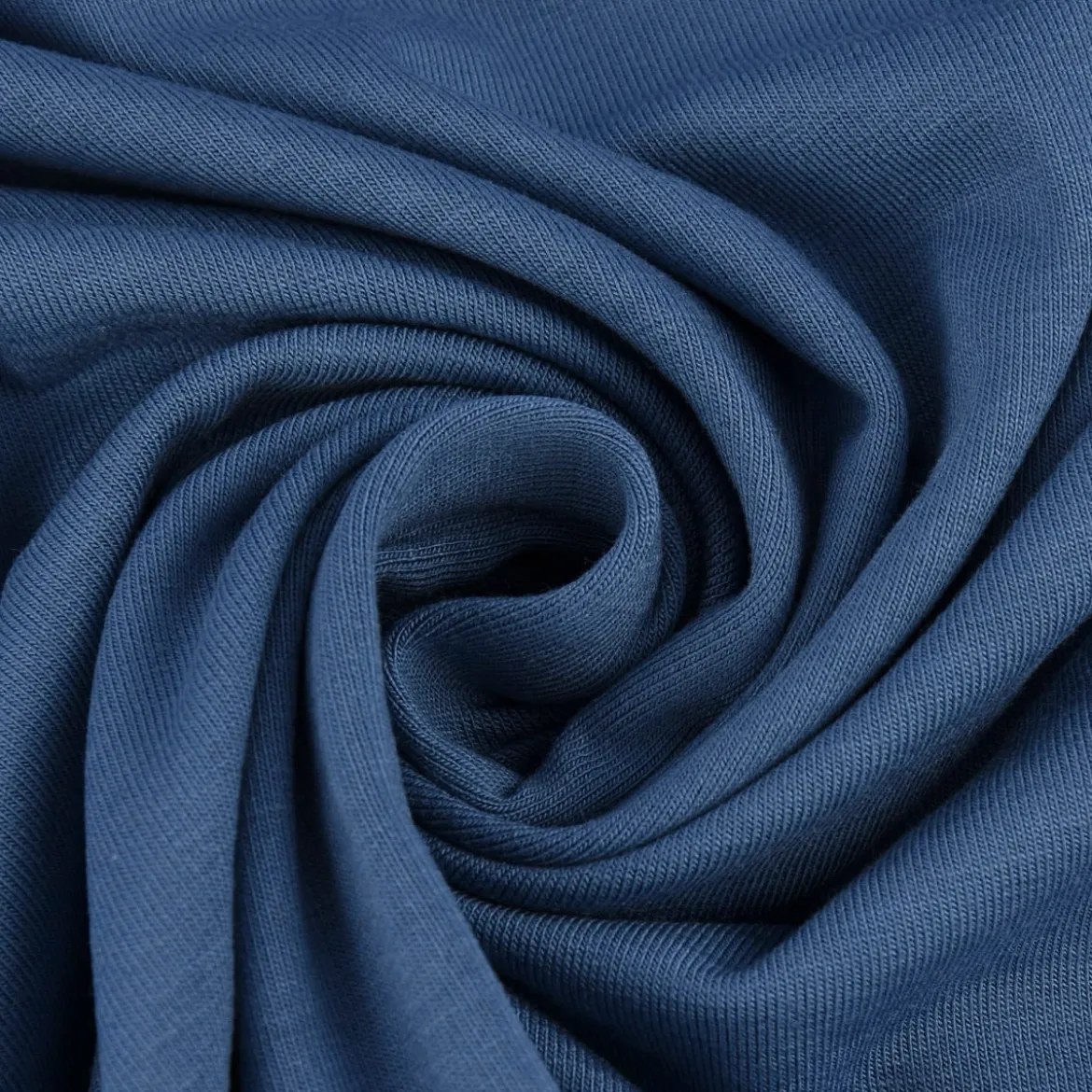 Bambusjersey Jersey extraweich einfarbig hell jeansblau 1,50m Breite