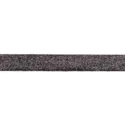 Band Glitzer dunkelgrau Breite: 2,5cm