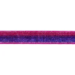 Band Glitzer Farbverlauf goldfarbig rot Breite: 2,5cm