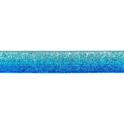 Band Glitzer Farbverlauf silberfarbig blau Breite: 2,5cm