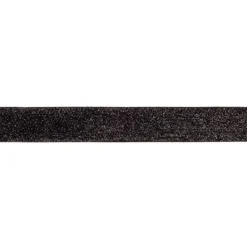 Band Glitzer schwarz Breite: 2,5cm