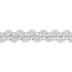 Band Glitzer silber Breite:2cm