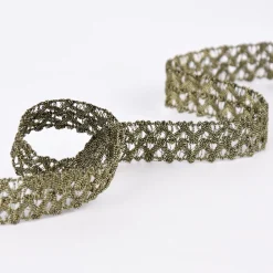 Band Lurex metallic altgold Breite: 2cm