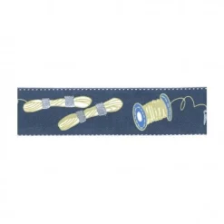 Band Nähmotive blau Breite: 20mm