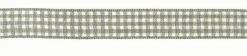 Band Zierband kariert hellbraun Breite: 1,5cm