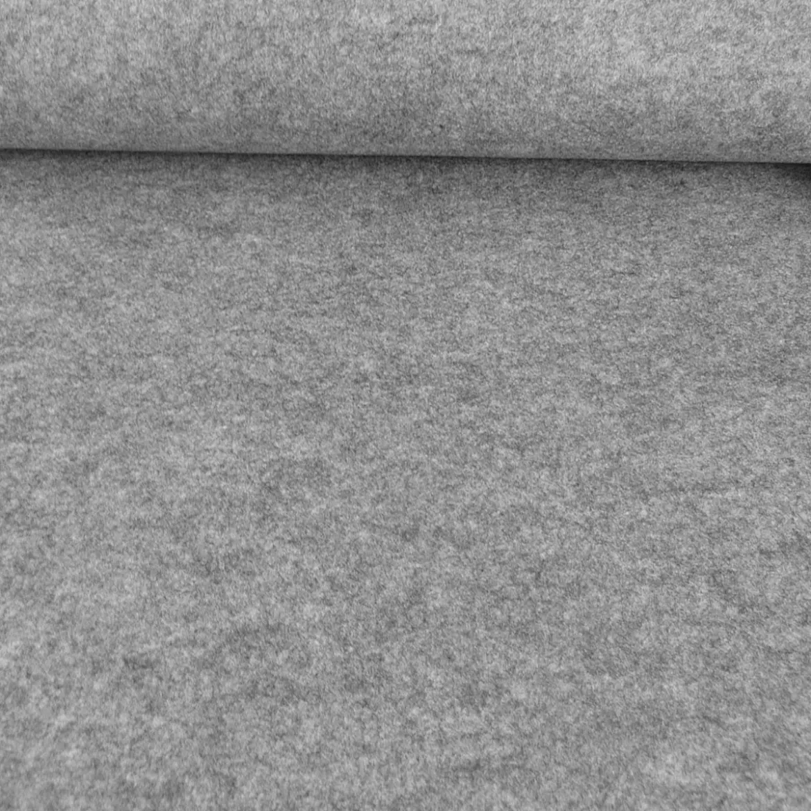 Bastelfilz Meterware 4 mm dunkelgrau meliert 45 cm breit