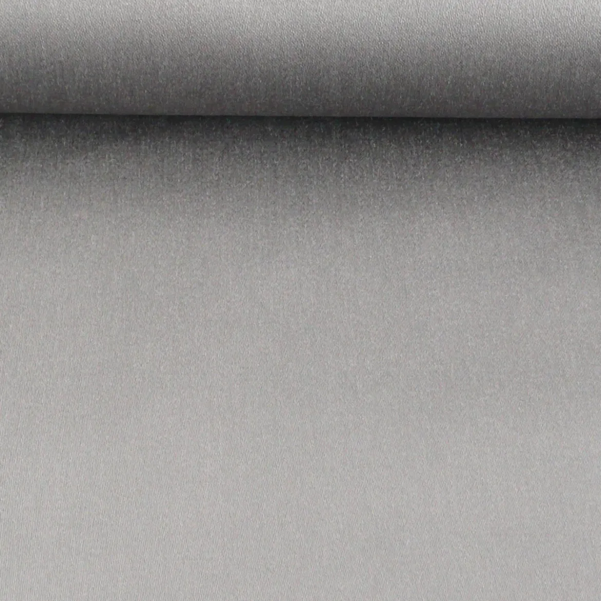 Baumwolle Stoff Meterware Baumwolle Satin Spandex dark grey 1,45m Breite