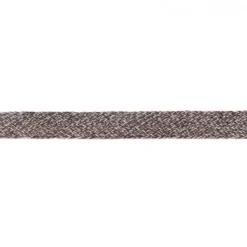 Baumwoll Flachkordel Kordel schwarz grau Breite: 2cm