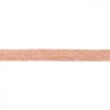 Baumwoll Flachkordel Kordel rosa braun Breite: 2cm