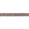 Baumwoll Flachkordel Kordel camel dunkelblau Breite: 2cm