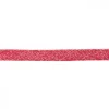 Baumwoll Flachkordel Kordel rot weiß Breite: 2cm