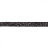 Baumwoll Flachkordel Kordel schwarz weiß Breite: 2cm