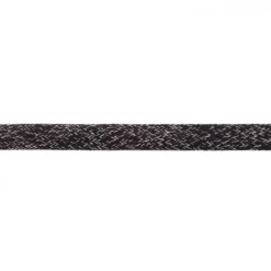 Baumwoll Flachkordel Kordel schwarz weiß Breite: 2cm