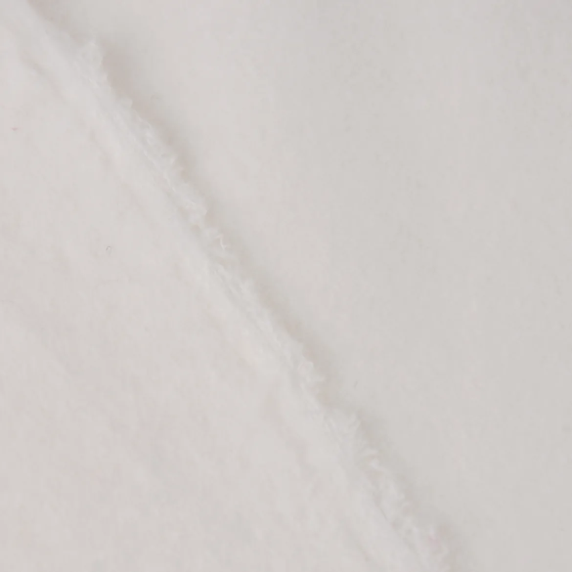 Baumwollfleece Fleece aus Baumwolle einfarbig creme 1,45m