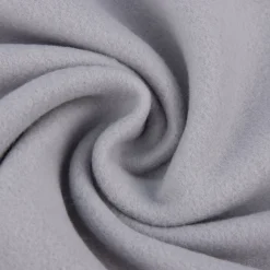 Baumwollfleece Fleece aus Baumwolle einfarbig mittelgrau 1,45m