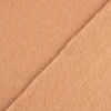 Baumwollfleece Fleecestoff aus Baumwolle gebürstet einfarbig muskat-beige 1,5m