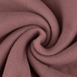 Baumwollfleece Fleecestoff aus Baumwolle gebürstet einfarbig mauve 1,5m